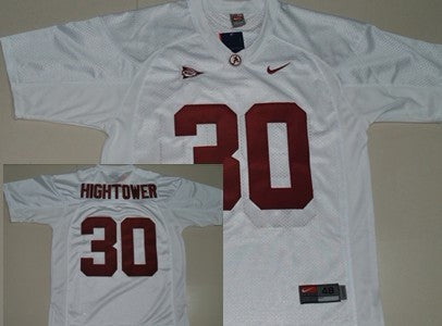 Tim Hightower Alabama Crimson Tide white jersey