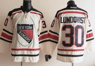 Henrik Lundqvist New York Rangers cream Winter Classic jersey