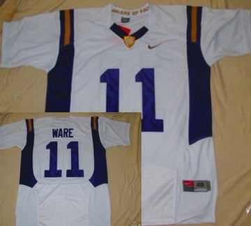 Spencer Ware LSU Tigers white jersey