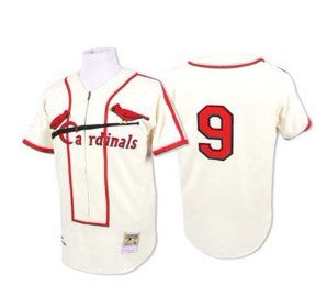Enos Slaughter St. Louis Cardinals cream Throwback jersey