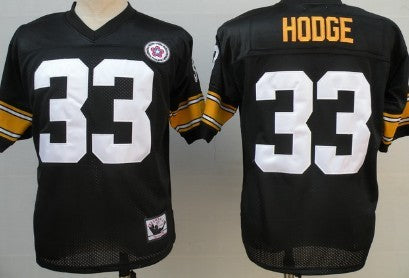 Merril Hodge Pittsburgh Steelers black Throwback jersey