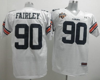 Nick Fairley Auburn Tigers white jersey