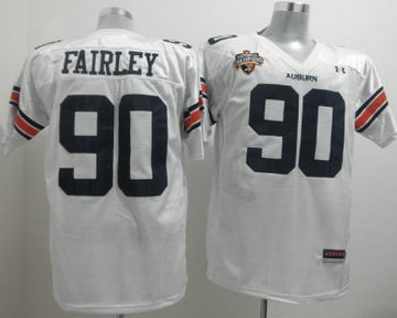 Nick Fairley Auburn Tigers white jersey