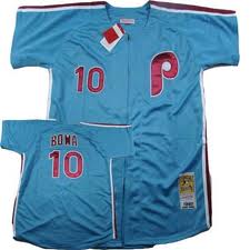 Larry Bowa Philadelphia Phillies blue Throwback jersey