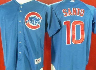 Ron Santo Chicago Cubs blue jersey