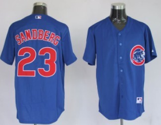 Ryne Sandberg Chicago Cubs blue jersey