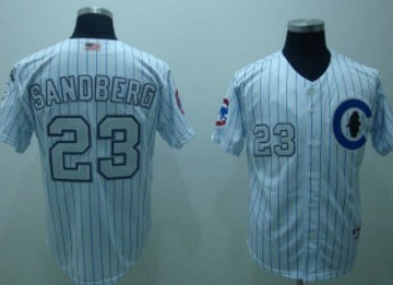 Ryne Sandberg Chicago Cubs white jersey