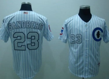 Ryne Sandberg Chicago Cubs white jersey