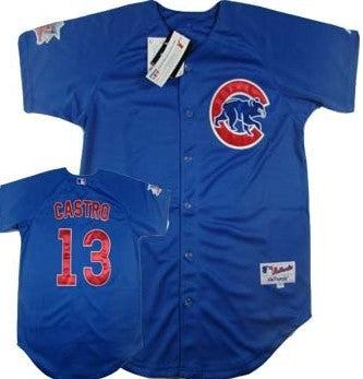Castro Chicago Cubs blue jersey