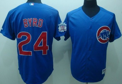 Byrd Chicago Cubs blue jersey