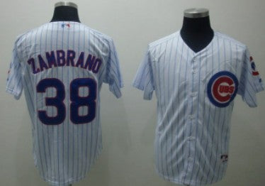 Carlos Zambrano Chicago Cubs white jersey