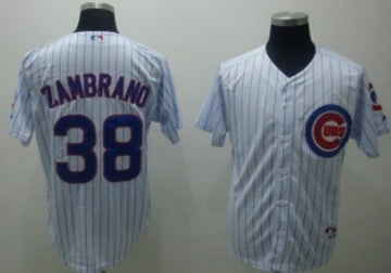 Carlos Zambrano Chicago Cubs white jersey