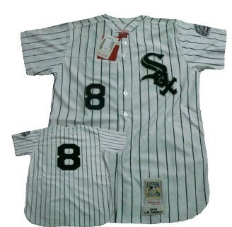 Jackson Chicago White Sox white Throwback jersey