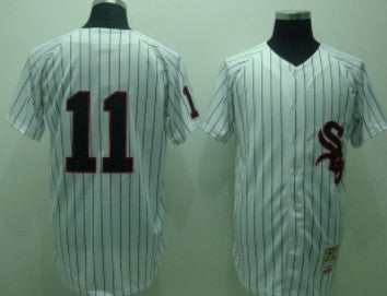 Luis Aparicio Chicago White Sox white Throwback jersey