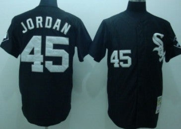 Jordan Chicago White Sox black Throwback jersey