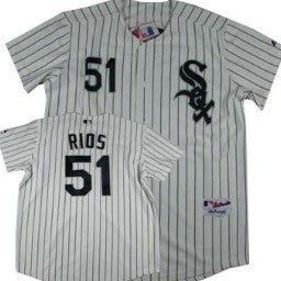 Rios Chicago White Sox white jersey