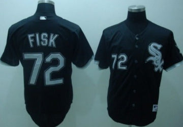 Fisk Chicago White Sox black jersey