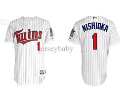 Nishioka Minnesota Twins white jersey