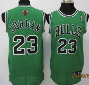 Michael Jordan Chicago Bulls green jersey