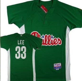 Lee Philadelphia Phillies green jersey
