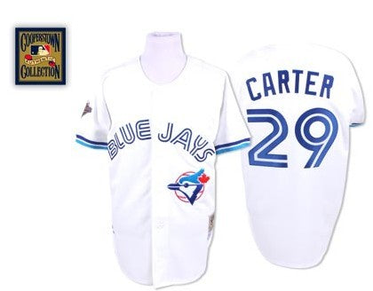Carter Toronto Blue Jays white Throwback jersey