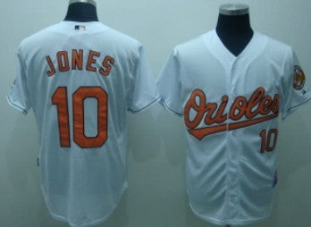 Adam Jones Baltimore Orioles white jersey