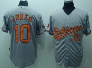 Adam Jones Baltimore Orioles gray jersey
