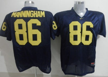 Manningham Michigan Wolverines navy jersey
