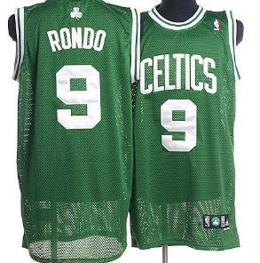Rajon Rondo Boston Celtics green jersey