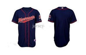 Blank New Minnesota Twins navy jersey
