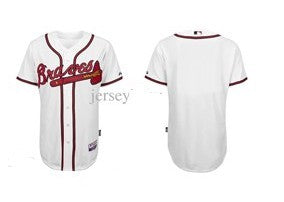 Custom Atlanta Braves white jersey