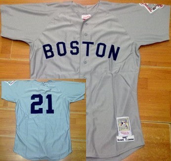 Clemens Boston Red Sox gray Throwback jersey