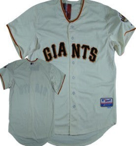 Custom San Francisco Giants cream jersey
