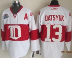 Pavel Datsyuk Detroit Red Wings white Winter Classic jersey