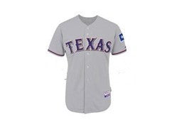 Custom Texas Rangers gray jersey