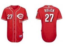 Rolen Cincinnati Reds red jersey
