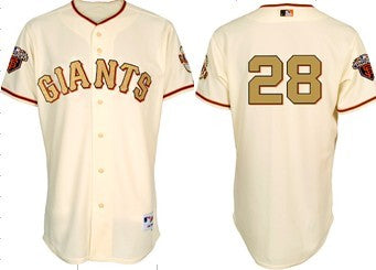 Buster Posey San Francisco Giants cream jersey
