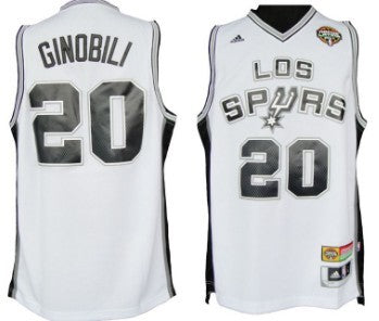 Manu Ginobili Latin Nights Revolution San Antonio Spurs white jersey