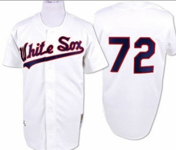 Fisk Chicago White Sox white Throwback jersey