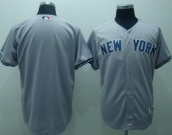 Custom New York Yankees gray jersey