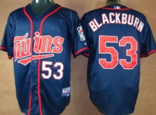 Blackburn Minnesota Twins blue jersey
