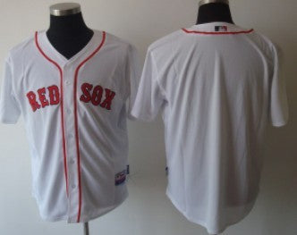 Custom Boston Red Sox white jersey