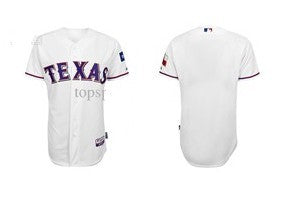 Custom Texas Rangers white jersey