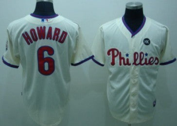 Howard Philadelphia Phillies cream jersey