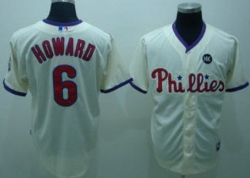 Howard Philadelphia Phillies cream jersey