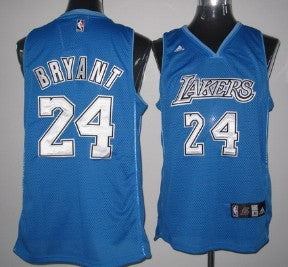 Kobe Bryant Los Angeles Lakers blue jersey