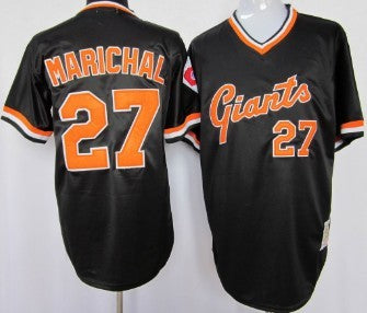 Juan Marichal San Francisco Giants black Throwback jersey