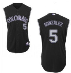 Gonzalez Colorado Rockies black jersey