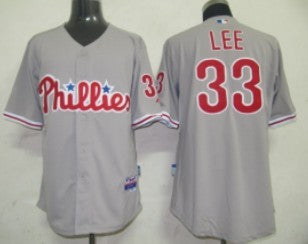 Lee Philadelphia Phillies gray jersey