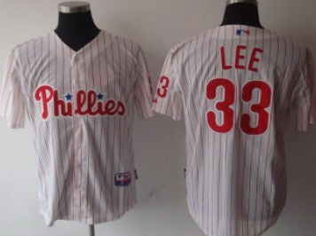 Lee Philadelphia Phillies white jersey